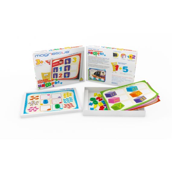 MAGNETICUS NUM-002 РАЗВИВАЮЩИЙ НАБОР / КОНСТРУКТОР МАГНИТНАЯ МОЗАИКА МЯГКИЕ МАГНИТНЫЕ ЦИФРЫ