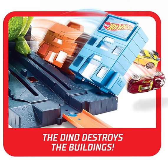 MATTEL HOT WHEELS GBF97 АВТОМОБИЛЬНЫЙ ТРЕК ОПАСНЫЙ ТРИЦЕРАТОПС