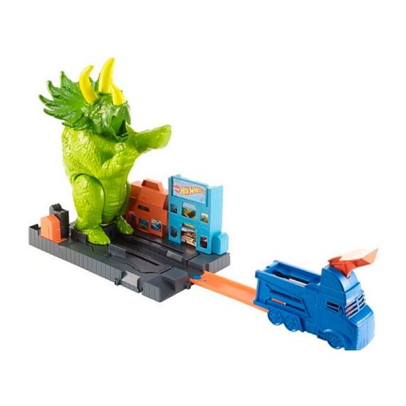 MATTEL HOT WHEELS GBF97 АВТОМОБИЛЬНЫЙ ТРЕК ОПАСНЫЙ ТРИЦЕРАТОПС