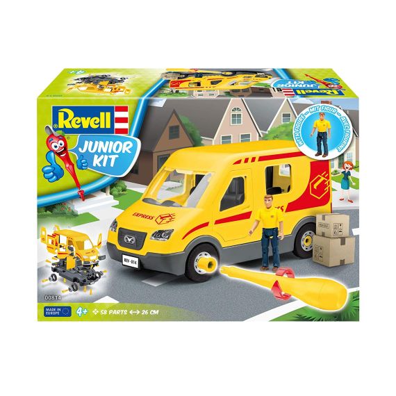 REVELL JUNIOR KIT 814 ГРУЗОВИК ДОСТАВКИ С ФИГУРКОЙ "DELIVERY TRUCK WITH FIGURE"