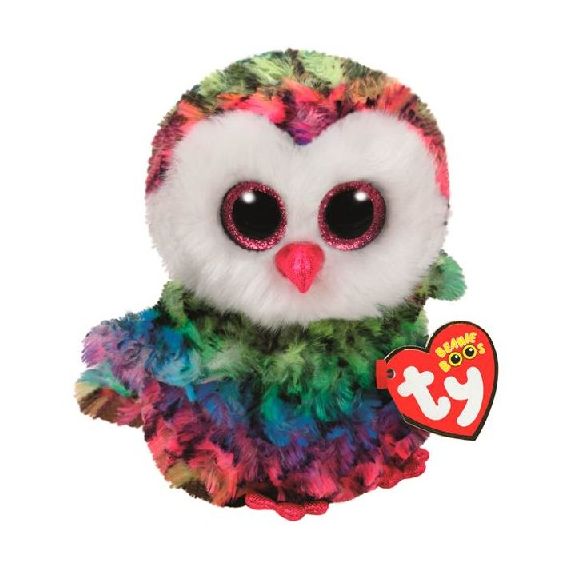 TY TY37143 МЯГКАЯ ИГРУШКА МНОГОЦВЕТНАЯ СОВА OWEN 24 СМ - CUMP?RA ?N CHI?IN?U, MOLDOVA - UNO.MD