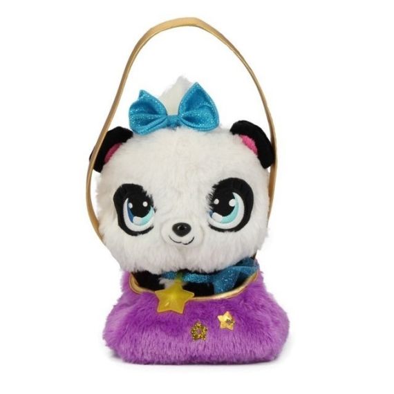 ПЛЮШЕВАЯ ПАНДА "SHIMMER STARS С СУМОЧКОЙ" 20 СМ