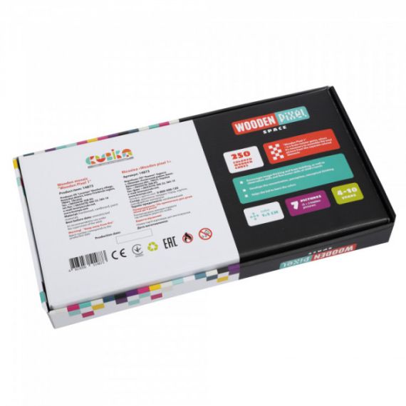 CUBIKA 14873 ДЕРЕВЯННАЯ ПИКСЕЛЬНАЯ МОЗАИКА КОСМОС (WOODEN PIXEL 1 SPACE)