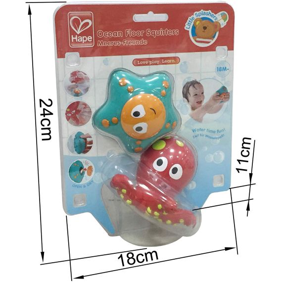 HAPE E0213A ИГРОВОЙ НАБОР ДЛЯ ВАННОЙ “OCEAN FLOOR SQUIRTERS”