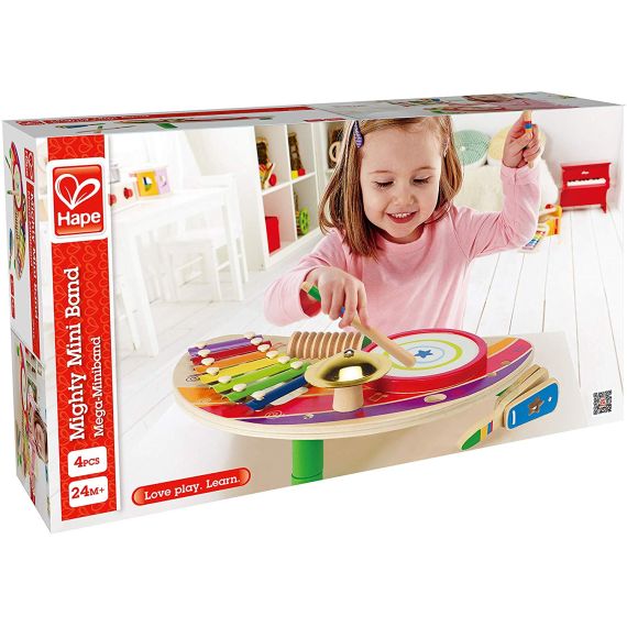 HAPE E0612A МУЗЫКАЛЬНАЯ ИГРУШКА "MIGHTY MINI BAND"