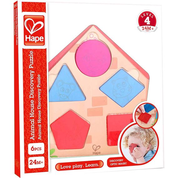 HAPE E1613A ПАЗЛ "КТО В ДОМЕ ЖИВЕТ?"