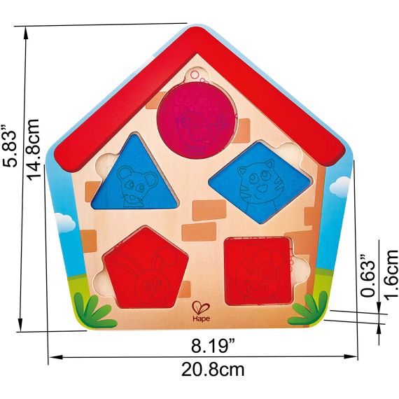 HAPE E1613A ПАЗЛ "КТО В ДОМЕ ЖИВЕТ?"