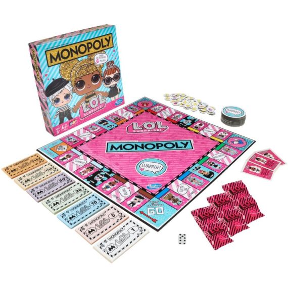 HASBRO MONOPOLY E7572 НАСТОЛЬНАЯ ИГРА "MONOPOLY LOL SURPRISE"