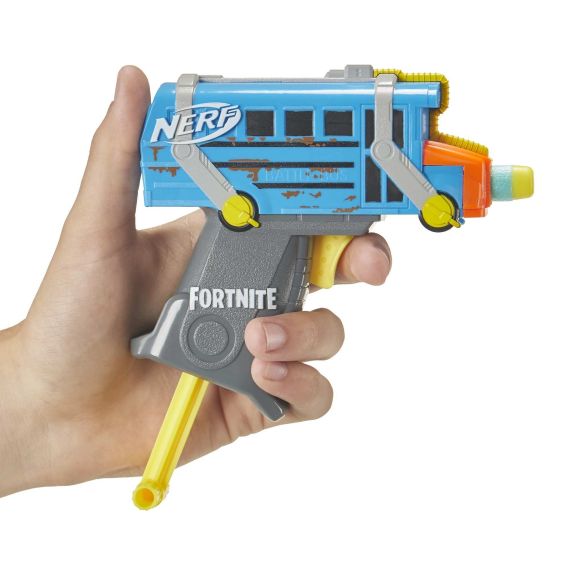 HASBRO NERF E6752 БЛАСТЕР MICROSHOTS FORTNITE BATTLE BUS