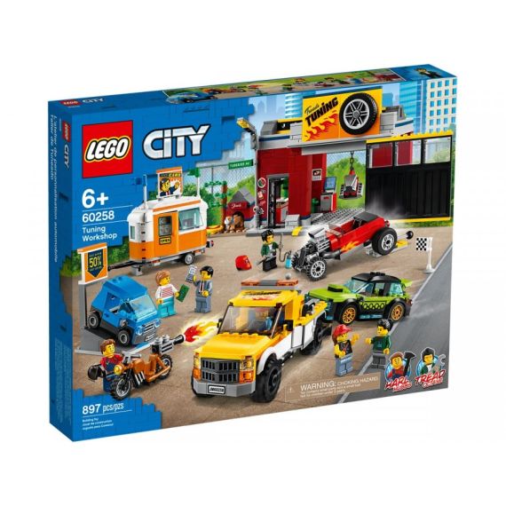 LEGO CITY 60258 КОНСТРУКТОР ТЮНИНГ-МАСТЕРСКАЯ