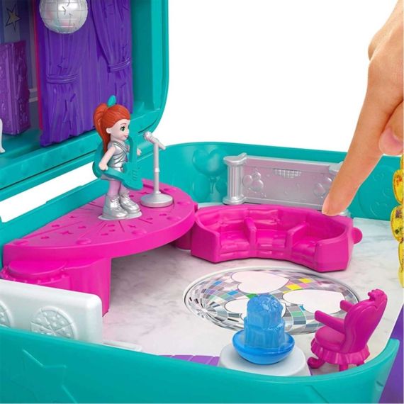 MATTEL FRY39 ИГРОВОЙ НАБОР POLLY POCKET "ТАНЦЕВАЛЬНАЯ ВЕЧЕРИНКА"