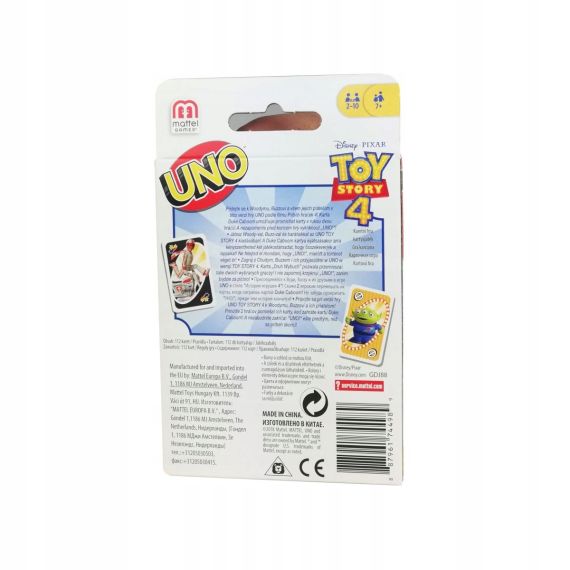 MATTEL UNO GDJ88 НАСТОЛЬНАЯ ИГРА UNO ИСТОРИЯ ИГРУШЕК 4