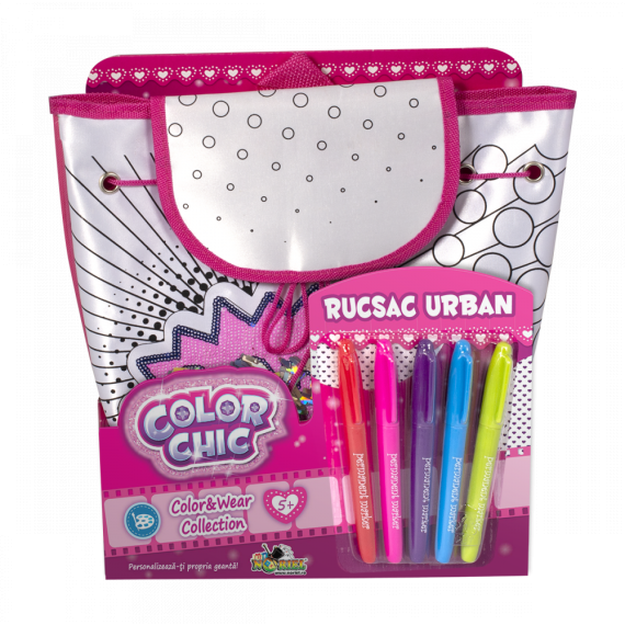 NORIEL INT0076 ГОРОДСКОЙ РЮКЗАК С ДВУСТОРОННИМИ ПАЙЕТКАМИ "COLOR CHIC"