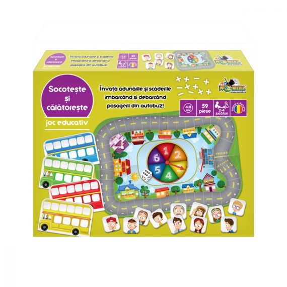 NORIEL NOR4093 РАЗВИВАЮЩАЯ ИГРА  - СЧИТАЙ И ПУТЕШЕСТВУЙ