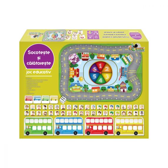 NORIEL NOR4093 РАЗВИВАЮЩАЯ ИГРА  - СЧИТАЙ И ПУТЕШЕСТВУЙ