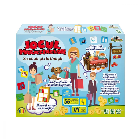 NORIEL NOR4116 ОБУЧАЮЩАЯ ИГРА СЧИТАЙТЕ И ТРАТЬТЕ, ИГРОВЫЕ МАГАЗИНЫ