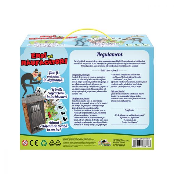 NORIEL NOR8387 НАСТОЛЬНАЯ ИГРА "ГЕРОИ ПРОТИВ ЗЛОДЕЕВ"