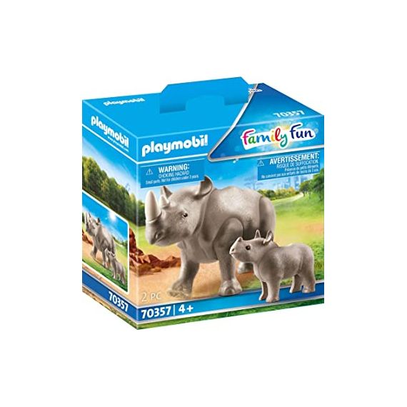 PM70357 RHINO WITH CALF