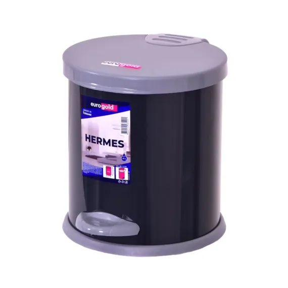 COS GUNOI INOX HERMES 4.0 L, CU PEDALA, BLACK