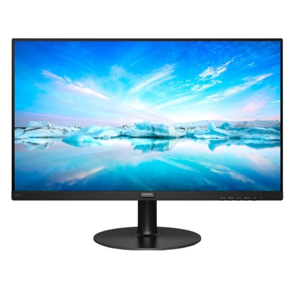 21.5" PHILIPS VA LED 221V8 BLACK (4MS,4000:1, 200CD, 1920X1080, VGA, HDMI, AUDIO LINE-OUT, VESA)