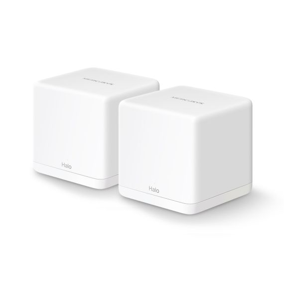 MERCUSYS HALO H30G(2-PACK) AC1300 WHOLE HOME MESH WI-FI SYSTEM,SPEED: 400 MBPS AT 2.4 GHZ + 867 MBPS AT 5 GHZ,SPEC: 2X INTERNAL ANTENNAS, 2X GIGABIT P