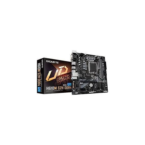 MB GIGABYTE H610M S2H DDR4, SOCKET 1700, INTEL(R) H610 (12TH GEN CPU), 8PHASES, DUAL 2XDDR4-3200, VGA, DVI, HDMI, DP,  CPU INTEL GRAPHICS, 1XPCIE X16 4.