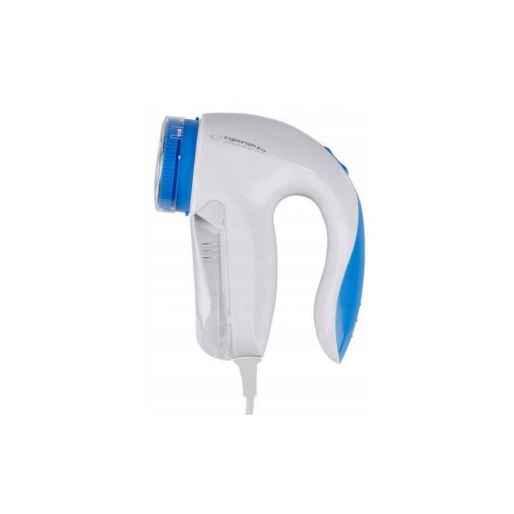 LINT REMOVER ESPERANZA PAPPUS ECS006 WHITE-BLUE;  3 BLADES FOR QUICK LINT REMOVING; SIZE: 16 CM * 13 CM * 6 CM; POWER: MAINS; 220 V ~ 50/60 HZ,  4 W