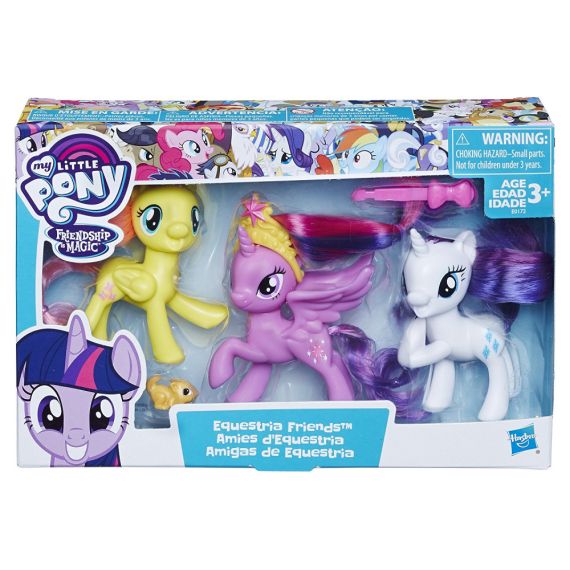 HASBRO MY LITTLE PONY E0172 - НАБОР 3 FIGURINE EQUESTRIA FRIENDS II