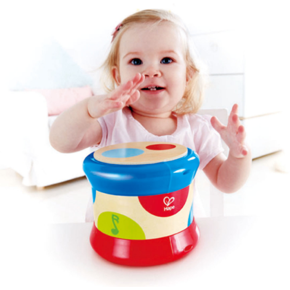 HAPE E0333A - ДЕТСКИЙ БАРАБАН BABY DRUM