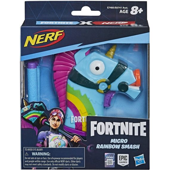 HASBRO NERF E7485 - БЛАСТЕР FORTNITE MICRO "RAINBOW SMASH"