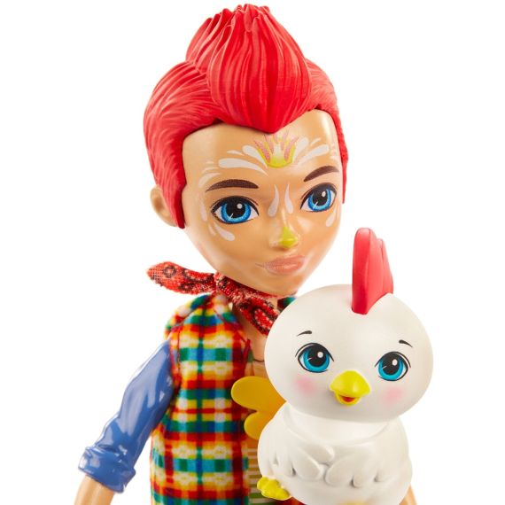 MATTEL ENCHANTIMALS GJX39 КУКЛА ,,РЕДВАРД С ПЕТУШКОМ''