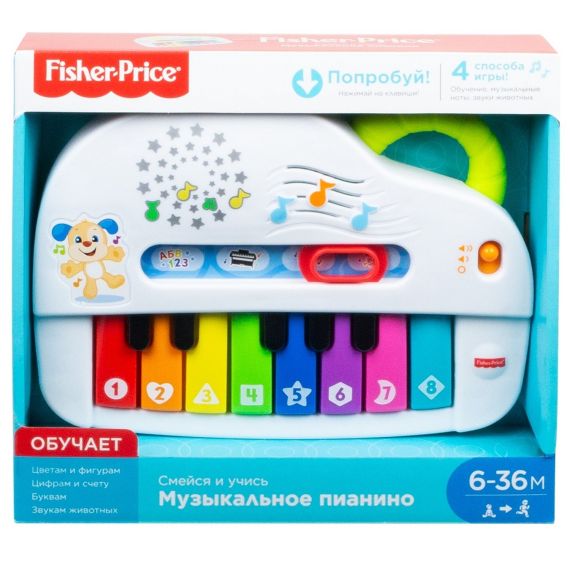 MATTEL FISHER-PRICE GFK10 МУЗЫКАЛЬНАЯ ИГРУШКА ,,ПИАНИНО" (РУС)