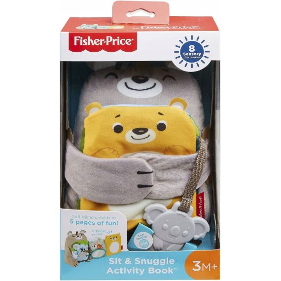 MATTEL FISHER-PRICE GJD37 МЯГКАЯ КНИЖЕЧКА "ЛЕСНЫЕ ДРУЗЬЯ"