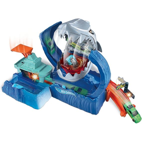 MATTEL HOT WHEELS GJL12 ТРЕК ,,ГОЛОДНАЯ АКУЛА-РОБОТ''