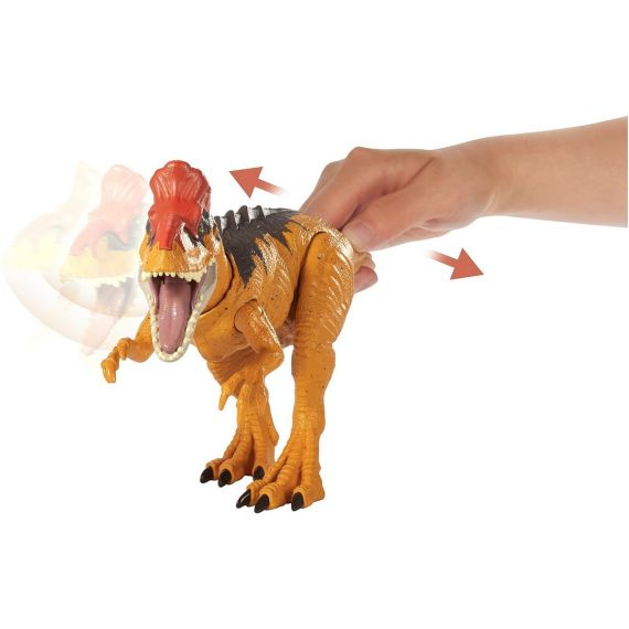 MATTEL JURASSIC WORLD GJN64 ФИГУРКА ДИНОЗАВРА ,,ОПАСНЫЕ ПРОТИВНИКИ ТРИЦЕРАТОПС'' СО ЗВУКОМ