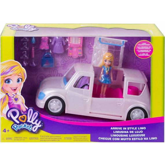 MATTEL POLLY POCKET GDM19 ИГРОВОЙ НАБОР "КУКЛА С ТРАНСПОРТОМ"