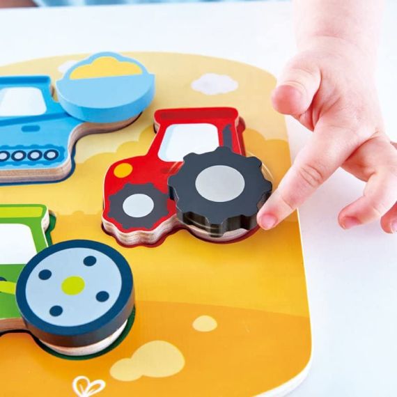 HAPE E1608A ПАЗЛЫ-СОРТЕР DYNAMIC CONSTRUCTION PUZZLE GAME