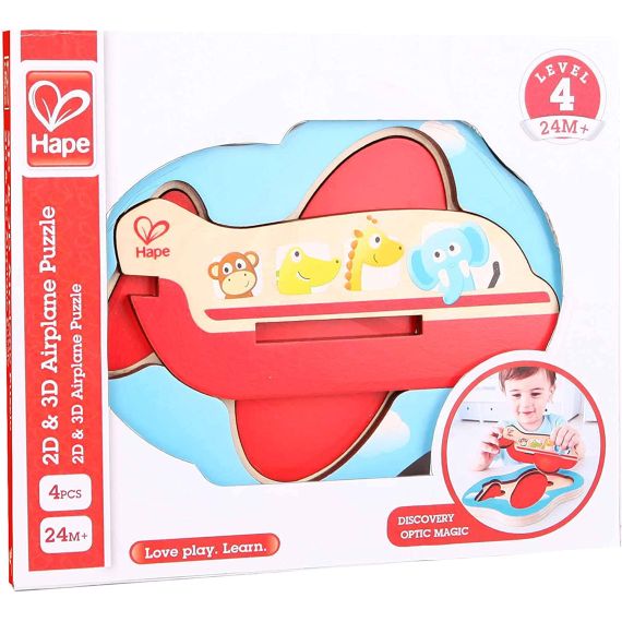 HAPE E1611A 3D ПАЗЛЫ-СОРТЕР AIRPLANE PUZZLE GAME