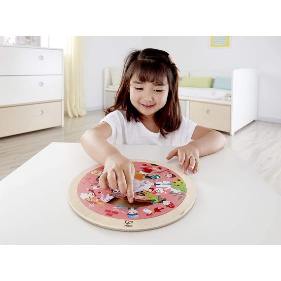 HAPE E1624A ПАЗЛЫ JOBS ROUNDABOUT PUZZLE