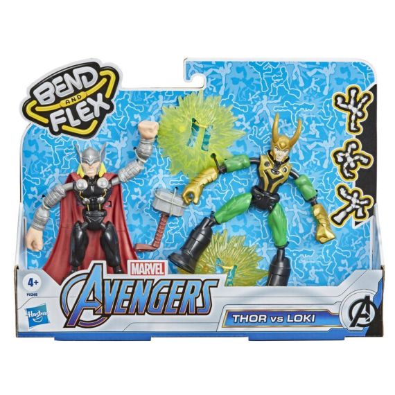 HASBRO MARVEL F0245 ИГРОВОЙ НАБОР AVENGERS BEND AND FLEX