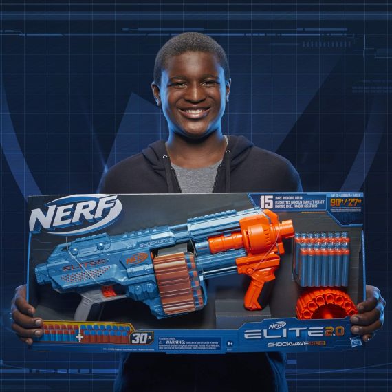HASBRO NERF E9527  БЛАСТЕР ELITE 2.0 SHOCKWAVE RD-15