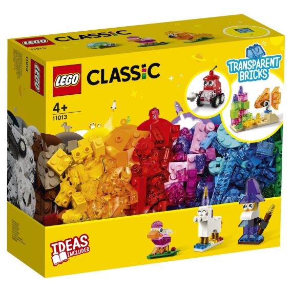 LEGO CLASSIC 11013 КОНСТРУКТОР CREATIVE TRANSPARENT BRICKS