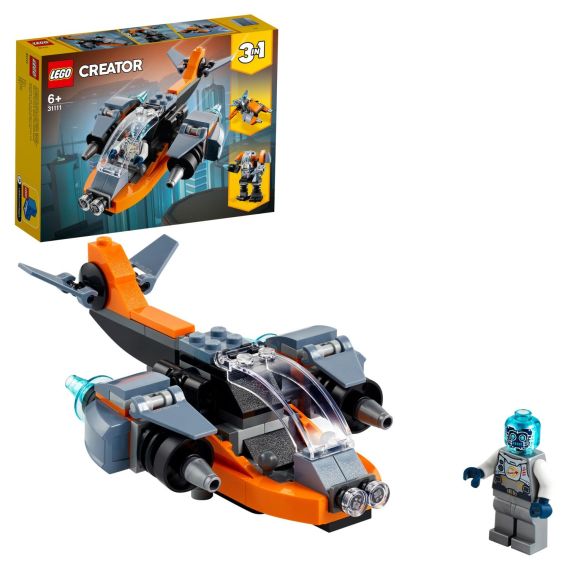 LEGO CREATOR 3-IN-1 31111 КОНСТРУКТОР КИБЕРДРОН