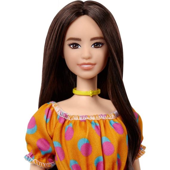 MATTEL BARBIE GRB52 МОДНИЦА В ПЛАТЬЕ В ГОРОШЕК