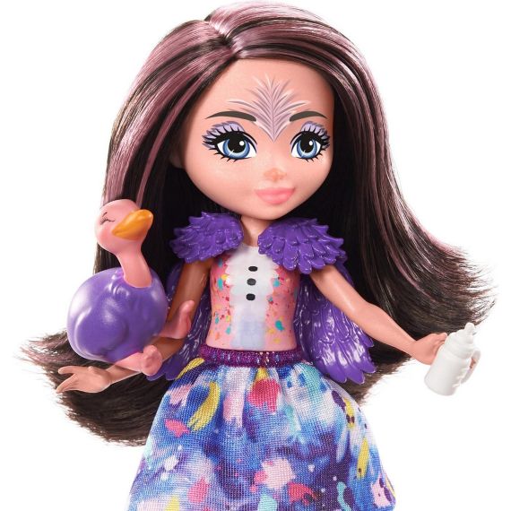 MATTEL ENCHANTIMALS GTM32 ОФЕЛИЯ СТРАУССИ С СЕМЬЕЙ