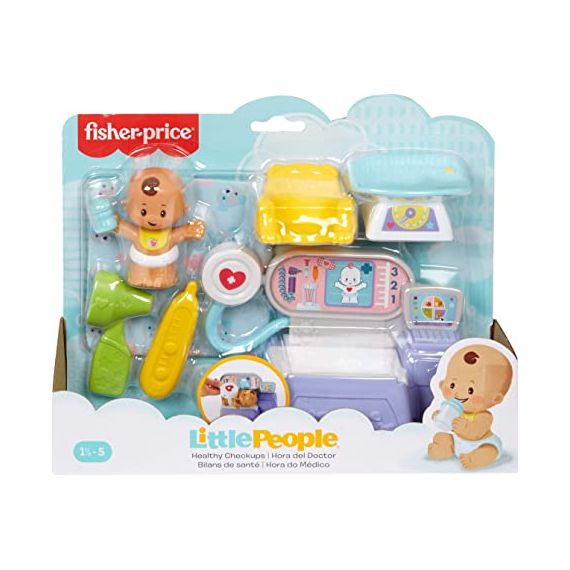 MATTEL FISHER PRICE GKP64 ИГРОВОЙ НАБОР LITTLE PEOPLE УХОД ЗА МАЛЫШОМ