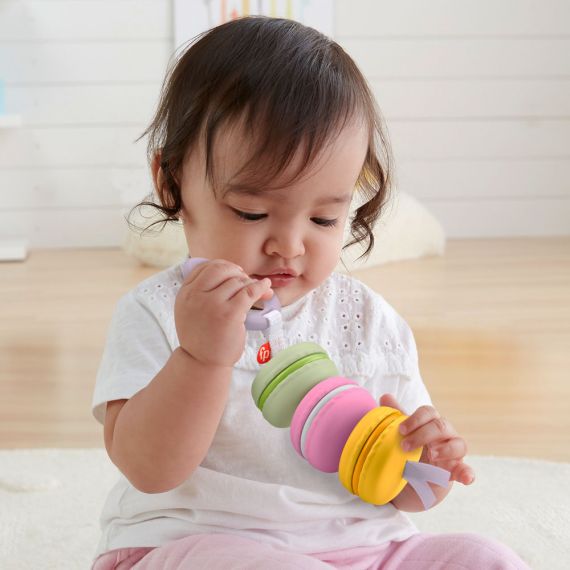 MATTEL FISHER PRICE GRR45 ПОГРЕМУШКА МОЙ ПЕРВЫЙ МАКАРУН