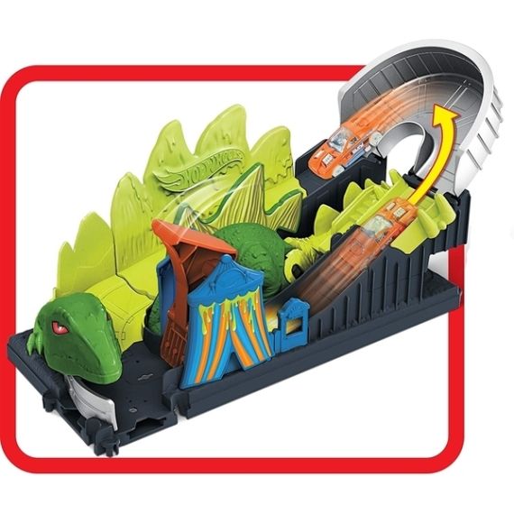 MATTEL HOT WHEELS GTT68 ИГРОВОЙ НАБОР АТАКА ДИНОЗАВРА