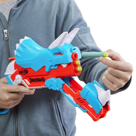 HASBRO NERF F0803 БЛАСТЕР DINOSQUARD TRICERA-BLAST