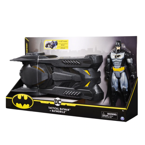 СПИН МАСТЕР 6058417 SPIN MASTER BATMOBIL "BAT-TECH С ФИГУРКОЙ" 30 СМ.